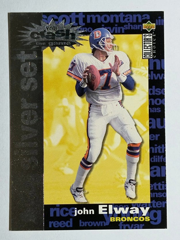 1995 Collector's Choice Crash The Game Silver Redemption #C2 John Elway