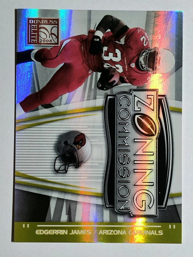 2008 Donruss Elite Zoning Commission Gold #26 Edgerrin James