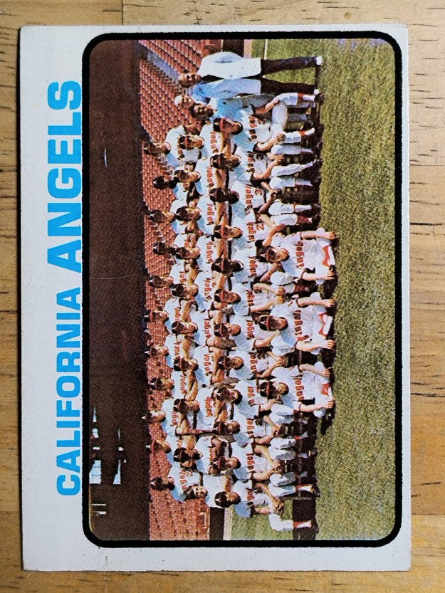 1973 Topps #243 California Angels TC (VGEX)