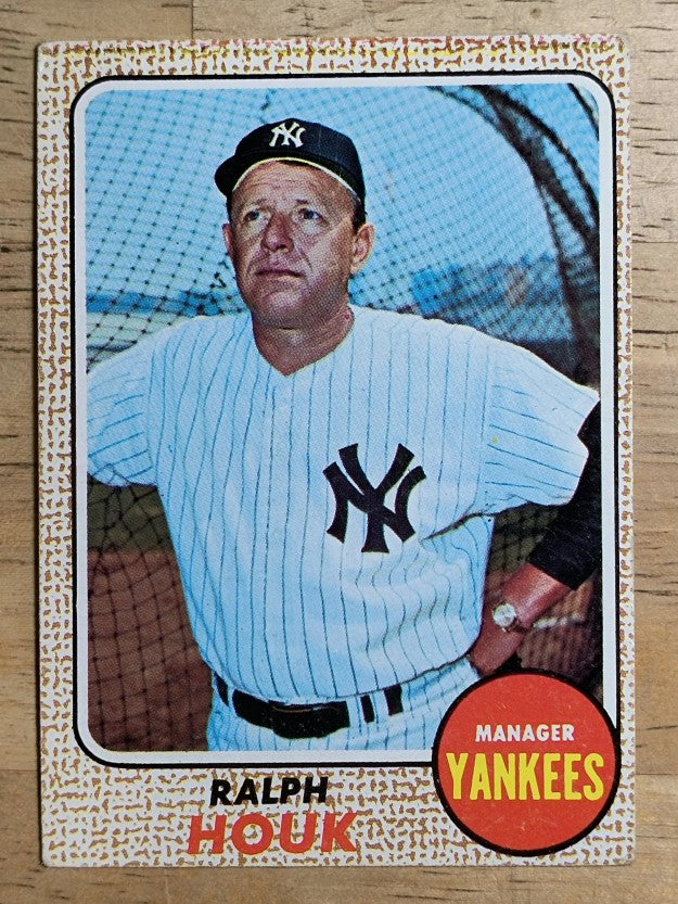 1968 Topps #47 Ralph Houk MG (VGEX)