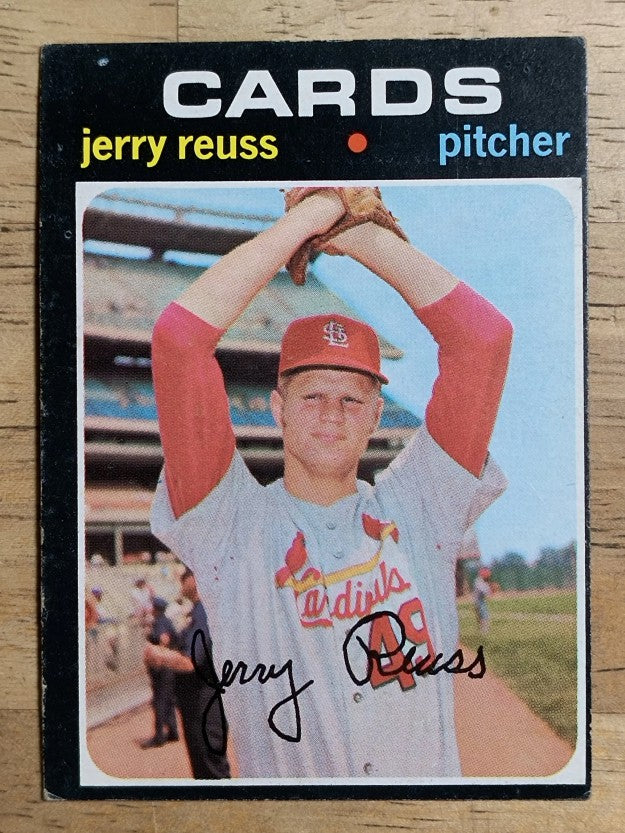1971 Topps #158 Jerry Reuss (VG)