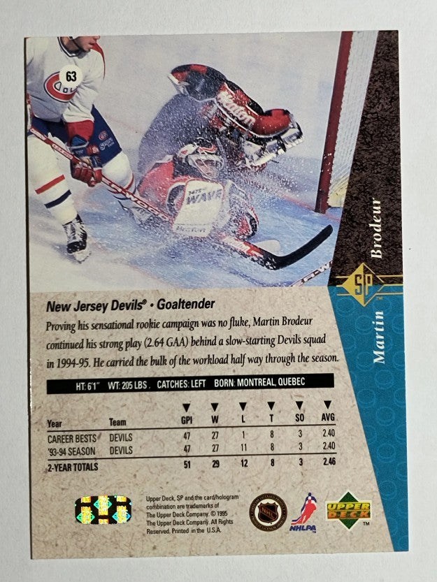 1994-95 SP #63 Martin Brodeur