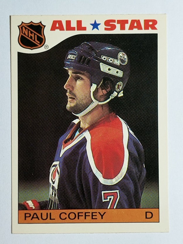 1985-86 Topps Sticker Inserts #4 Paul Coffey