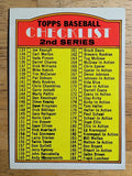 1972 Topps #103 Checklist 133-263 (EXMT)