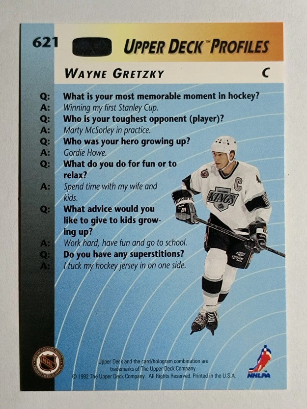 1992-93 Upper Deck #621 Wayne Gretzky PRO