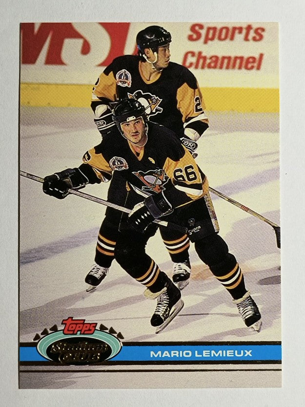 1991-92 Stadium Club #174 Mario Lemieux
