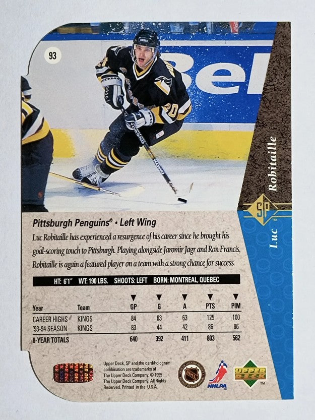 1994-95 SP Die Cuts #93 Luc Robitaille