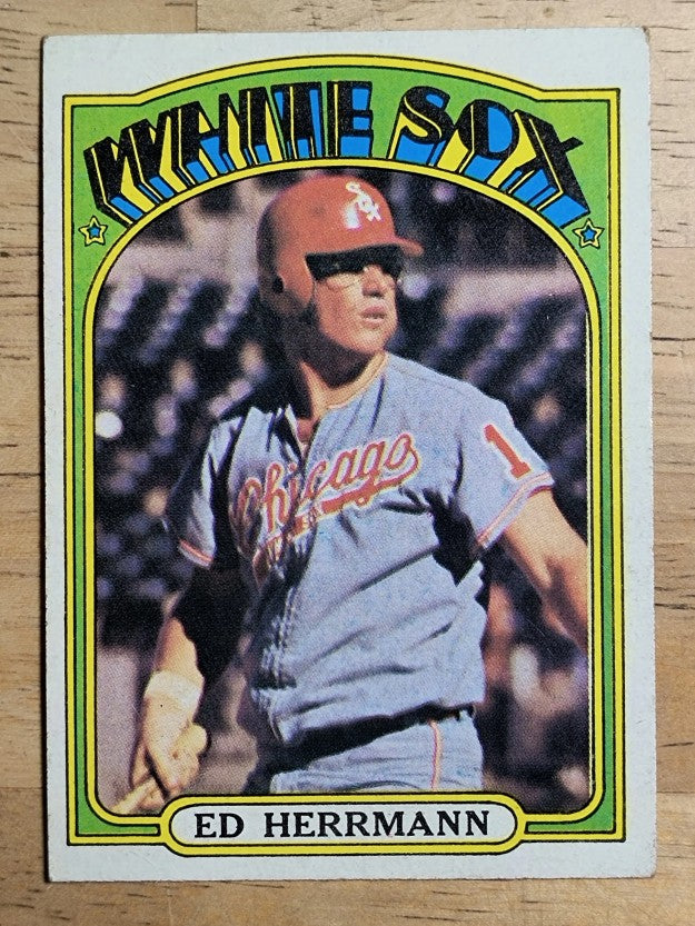 1972 Topps #452 Ed Herrmann (VGEX)