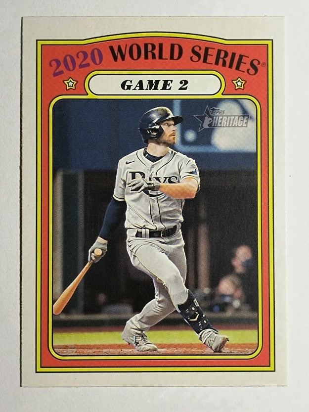 2021 Topps Heritage #27 Game 2 World Series HL