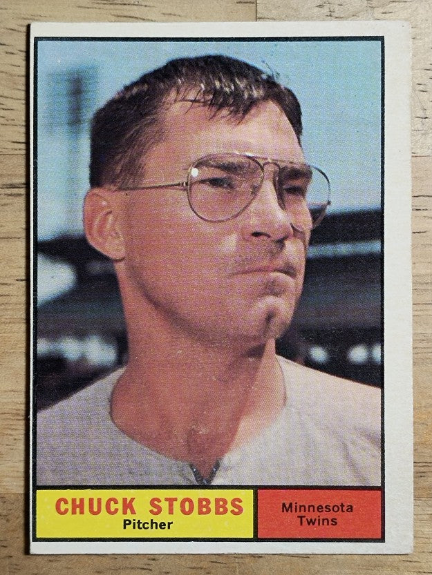 1961 Topps #431 Chuck Stobbs (VGEX)