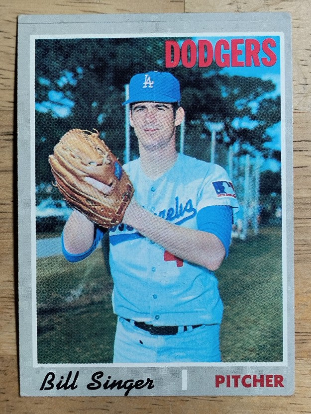 1970 Topps #490 Bill Singer (VGEX)