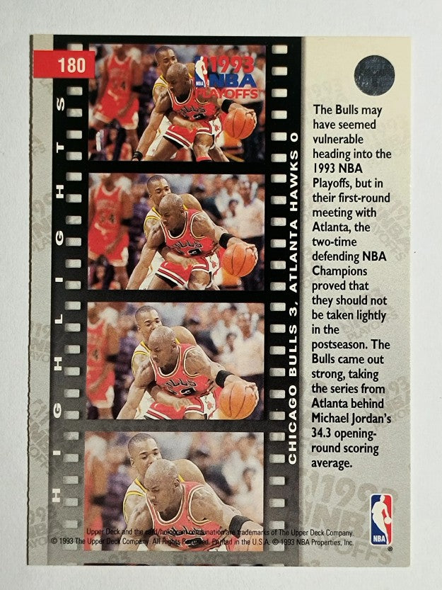 1993-94 Upper Deck #180 Michael Jordan/Stacey Augmon PO