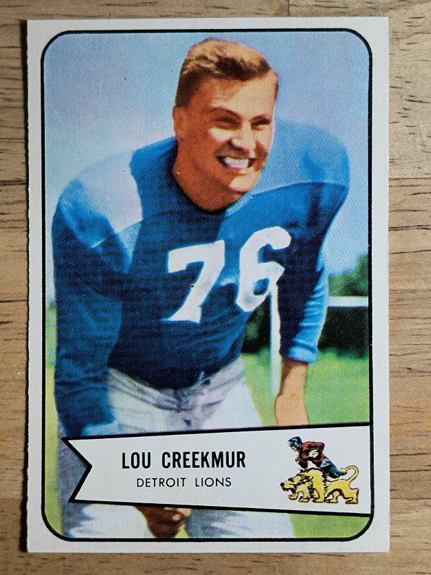 1954 Bowman #85 Lou Creekmur SP (NMMT)