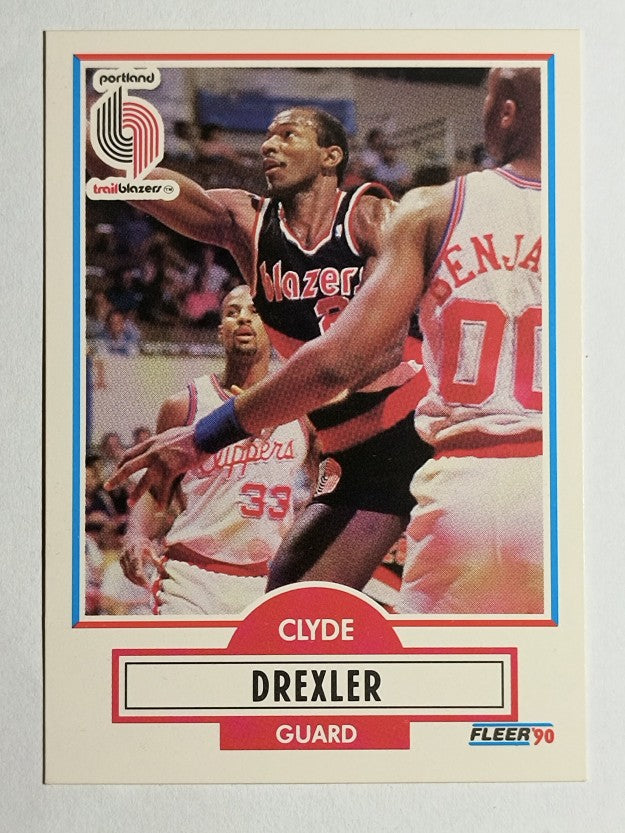 1990-91 Fleer #154 Clyde Drexler