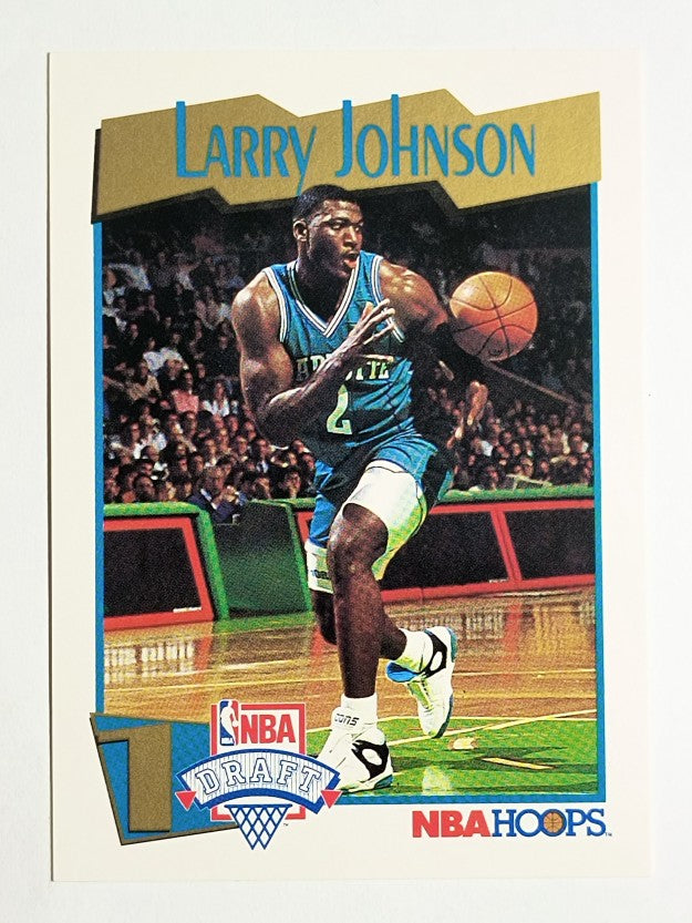 1991-92 Hoops #546 Larry Johnson RC