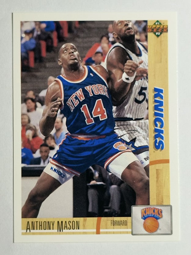 1991-92 Upper Deck #430 Anthony Mason RC