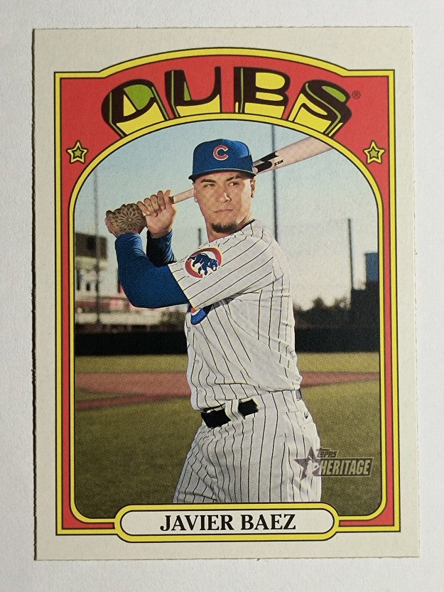 2021 Topps Heritage #51 Javier Baez