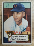 1952 Topps #127 Paul Minner RC (VG)
