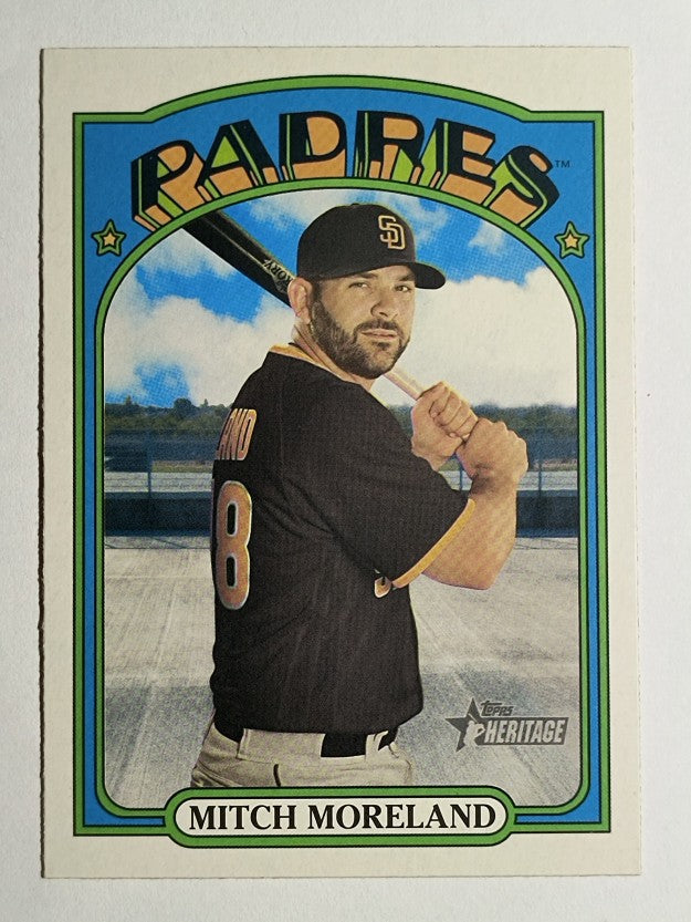 2021 Topps Heritage #58 Mitch Moreland