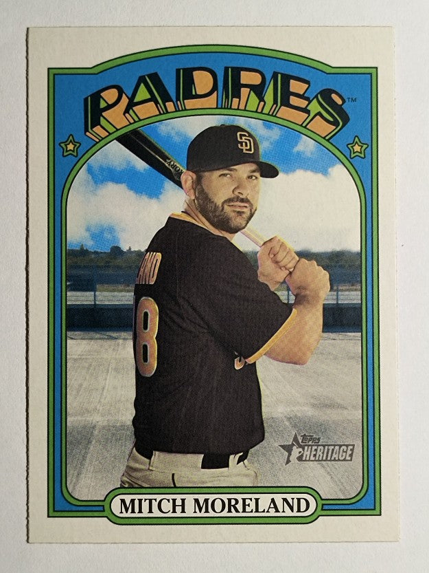2021 Topps Heritage #58 Mitch Moreland