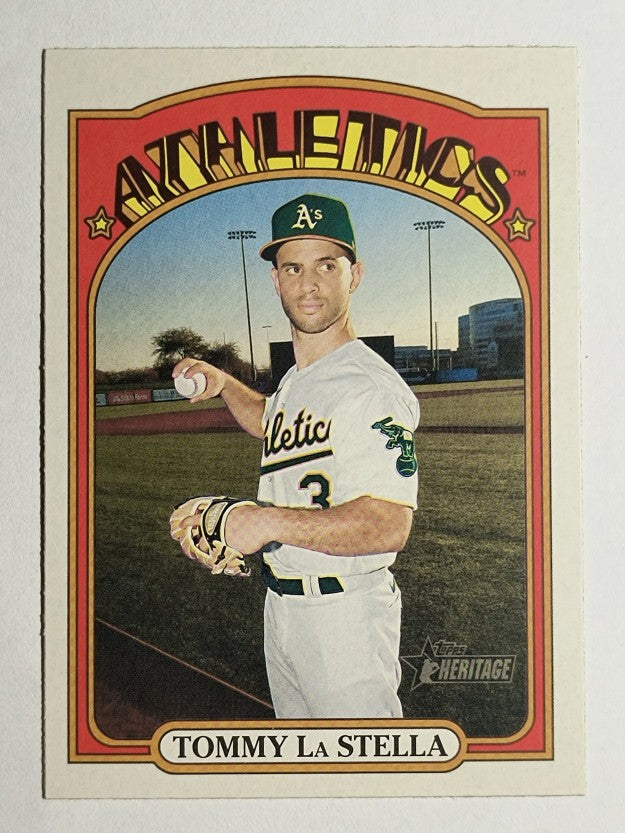 2021 Topps Heritage #60 Tommy La Stella