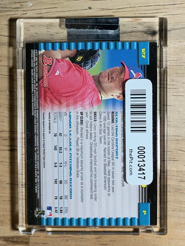 2002 Bowman Uncirculated #127 Scotty Layfield