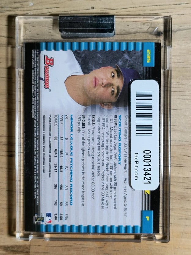2002 Bowman Uncirculated #235 Victor Alvarez