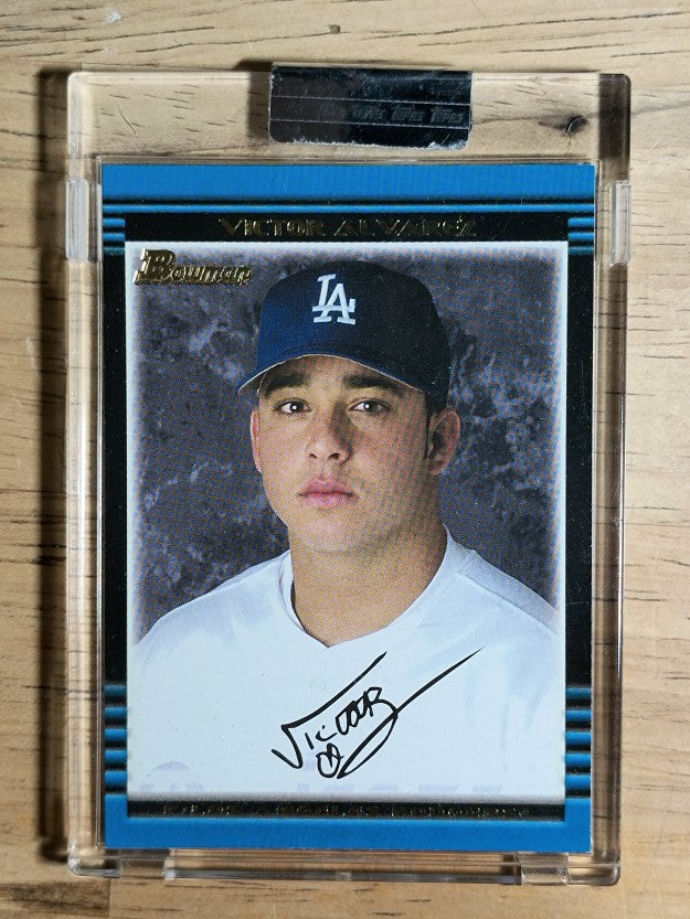 2002 Bowman Uncirculated #235 Victor Alvarez