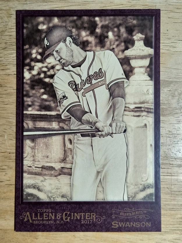 2017 Topps Allen and Ginter Box Toppers #BLDS Dansby Swanson
