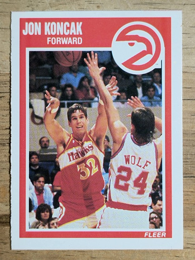 1989-90 Fleer #2 Jon Koncak RC