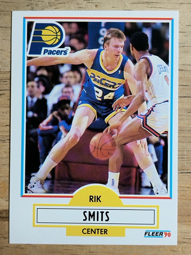 1990-91 Fleer #82 Rik Smits