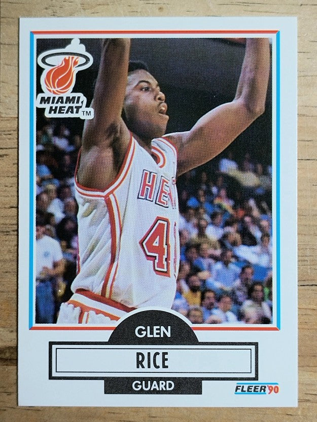 1990-91 Fleer #101 Glen Rice RC