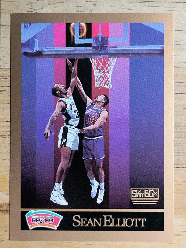 1990-91 SkyBox #256 Sean Elliott RC
