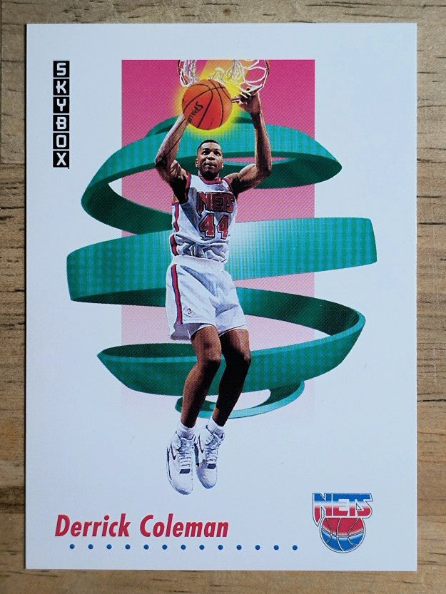 1991-92 SkyBox #180 Derrick Coleman