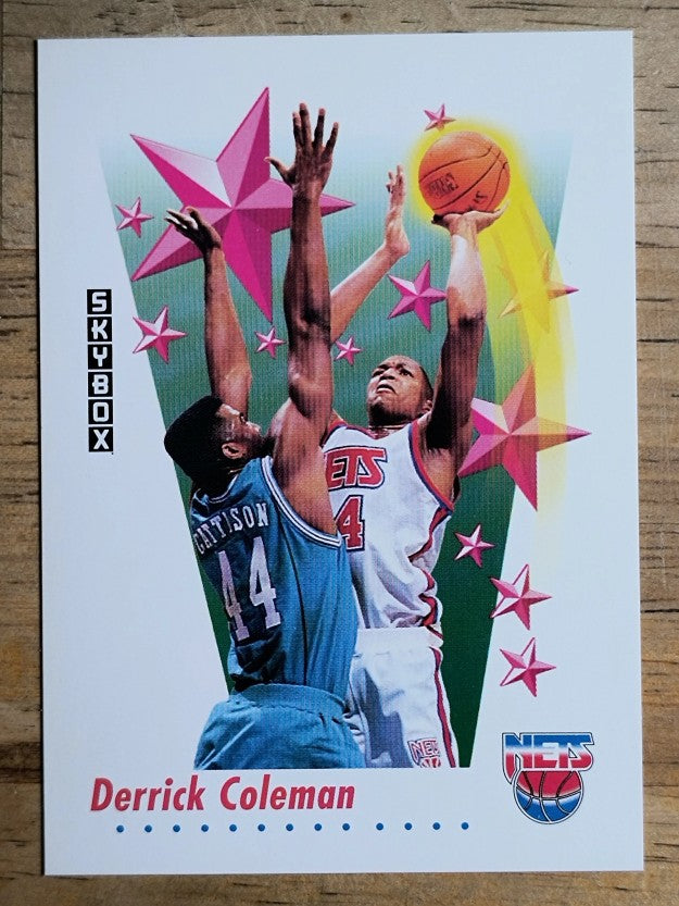 1991-92 SkyBox #502 Derrick Coleman RS