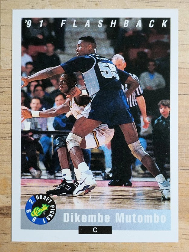 1992 Classic #98 Dikembe Mutombo FB