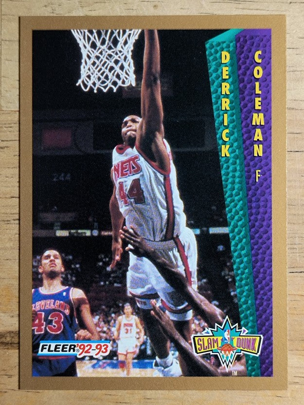 1992-93 Fleer #296 Derrick Coleman SD