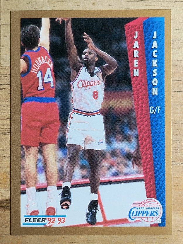 1992-93 Fleer #355 Jaren Jackson RC