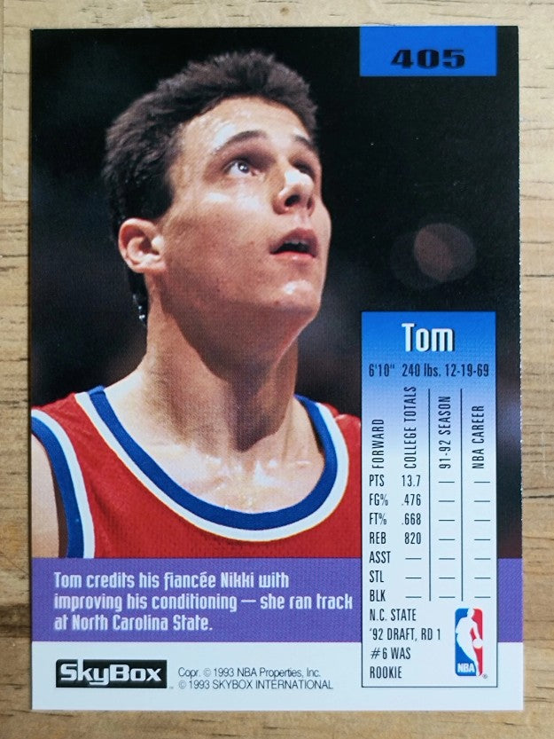 1992-93 SkyBox #405 Tom Gugliotta SP RC