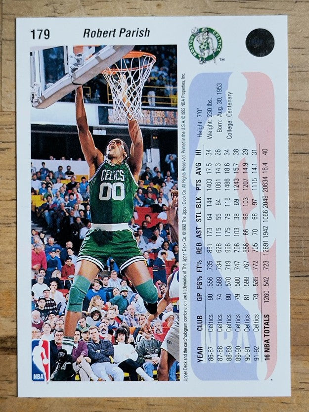 1992-93 Upper Deck #179 Robert Parish
