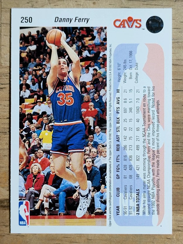 1992-93 Upper Deck #250 Danny Ferry