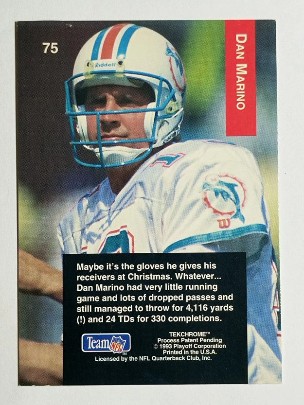 1993 Playoff #75 Dan Marino