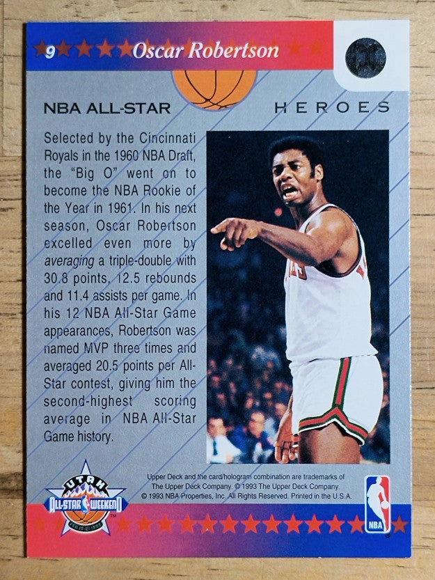 1992-93 Upper Deck All-Star Weekend #9 Oscar Robertson