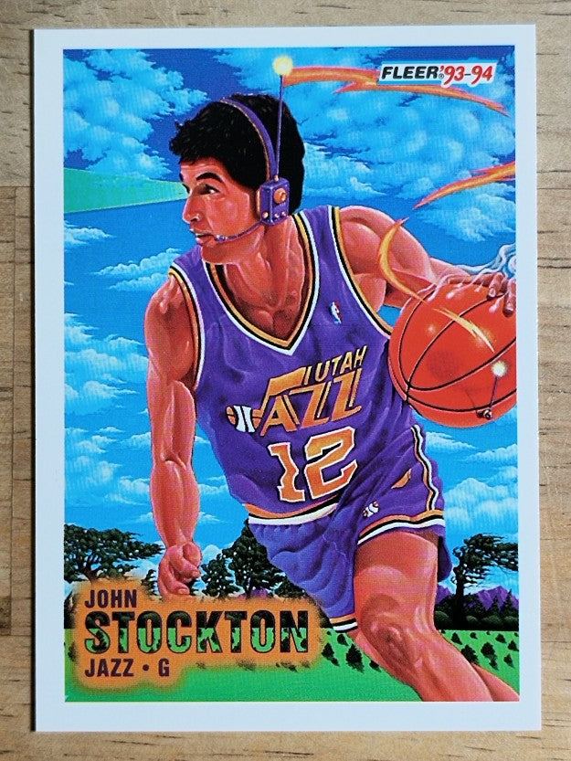 1993-94 Fleer #236 John Stockton PV