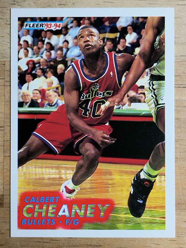 1993-94 Fleer #393 Calbert Cheaney RC