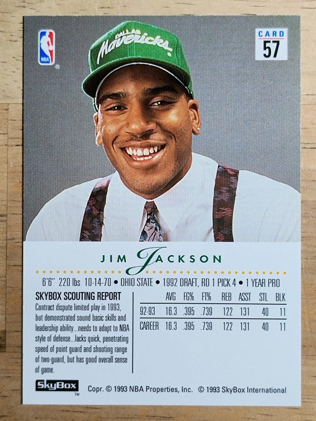 1993-94 SkyBox Premium #57 Jim Jackson