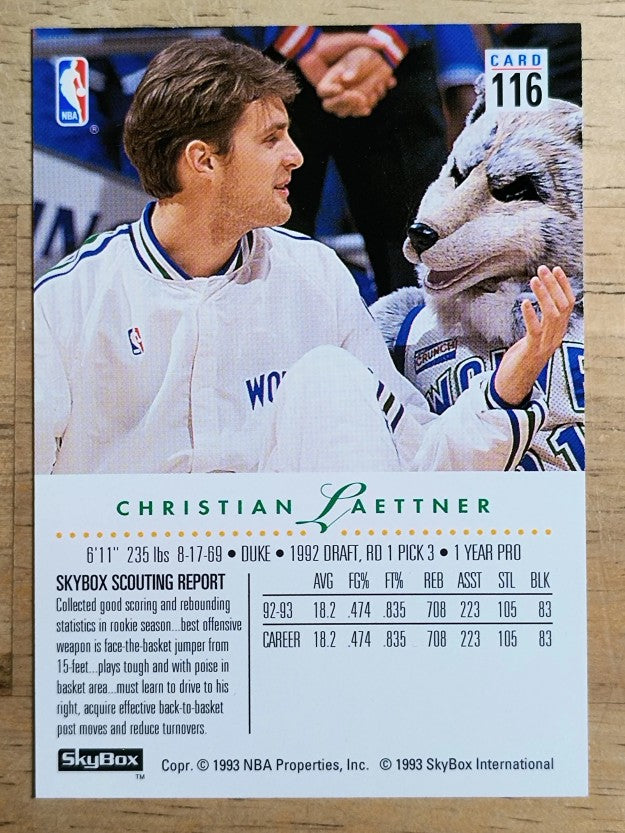 1993-94 SkyBox Premium #116 Christian Laettner