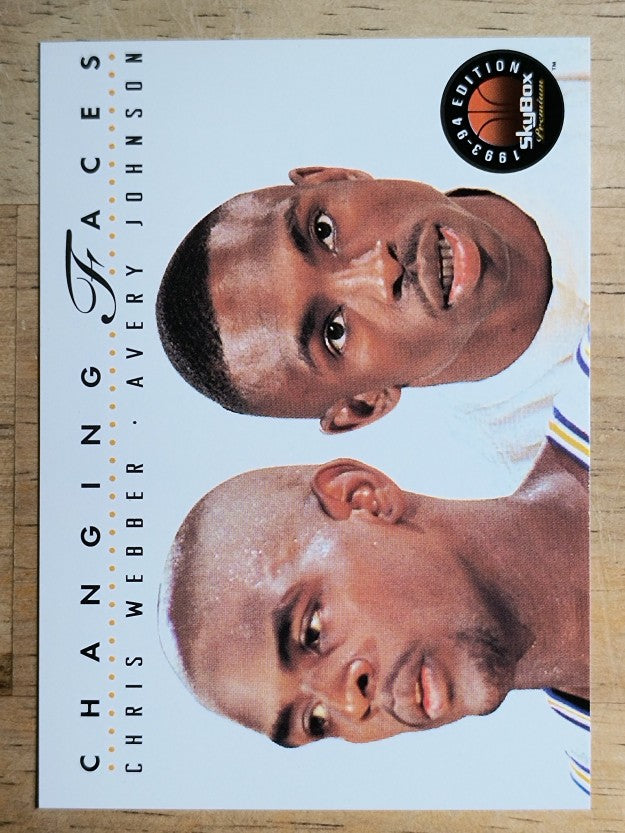1993-94 SkyBox Premium #300 Chris Webber CF/Avery Johnson
