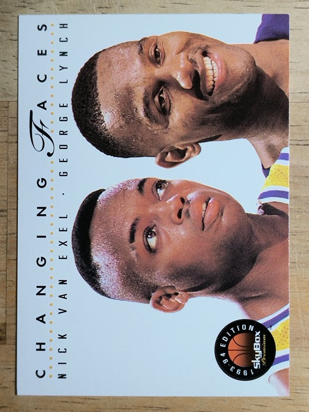 1993-94 SkyBox Premium #304 Nick Van Exel CF/George Lynch