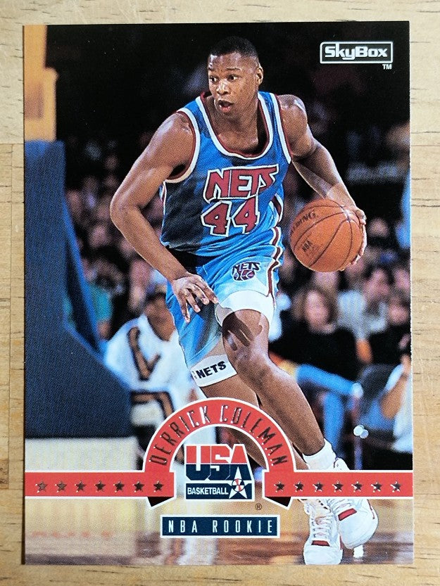 1994 SkyBox USA #38 Derrick Coleman/NBA Rookie